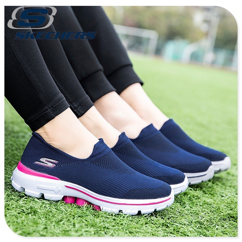Go WALK รองเท้าผ้าใบ สลิปออน 5 สี สําหรับผู้หญิง พร้อมส่ง รองเท้าผ้าใบ รองเท้ากีฬา *Skechers_Women