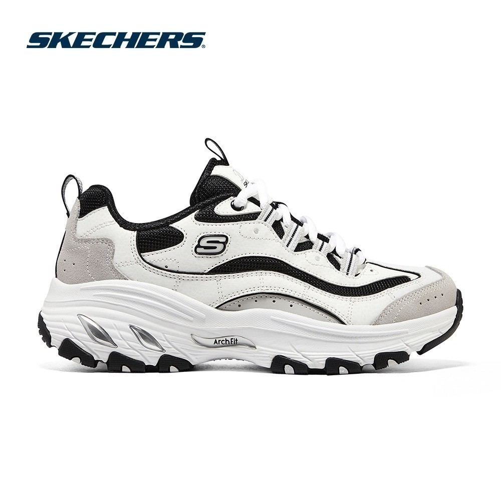 Skechers สเก็ตเชอร์ส รองเท้า ผู้หญิง Sport Arch Fit D'Lites Shoes - 149805-WBK