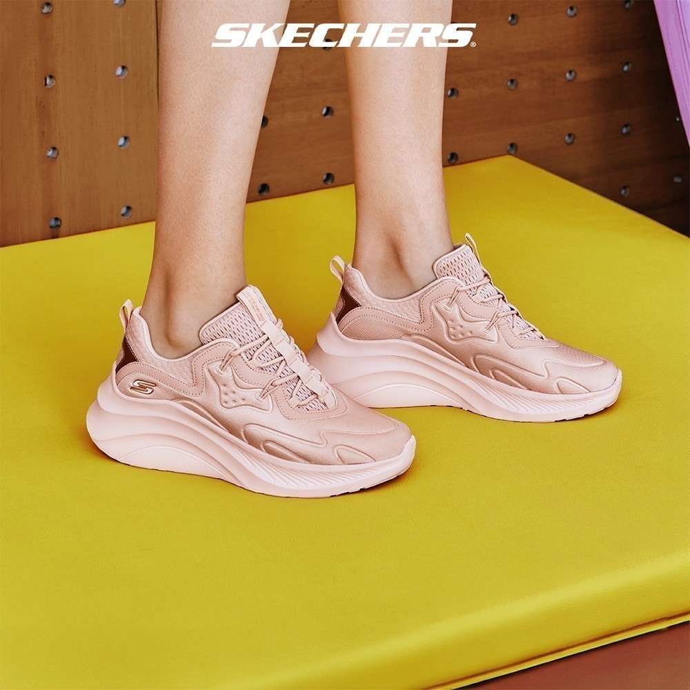 Skechers สเก็ตเชอร์ส รองเท้า ผู้หญิง BOB'S Sport Bobs Chaos Hi Shoes - 117513-BLSH