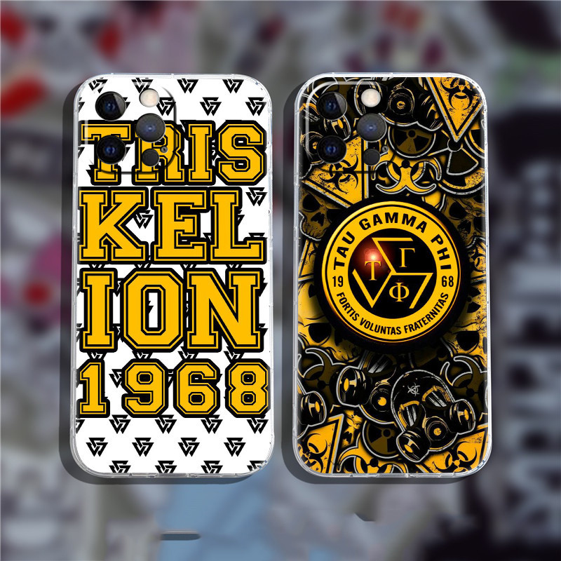 เคสโทรศัพท์TPUแบบนุ่มสําหรับiPhone 14 15 Plus Pro Max AC28 tau gamma Phhi Triskelionกรณี