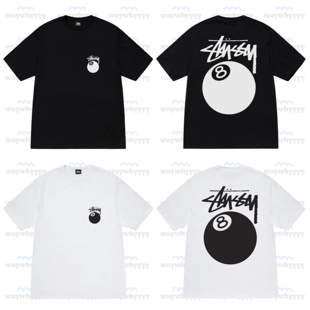 ♞เสื้อยืด Stussy 8 Ball Tee (US) ของแท้ bvc
