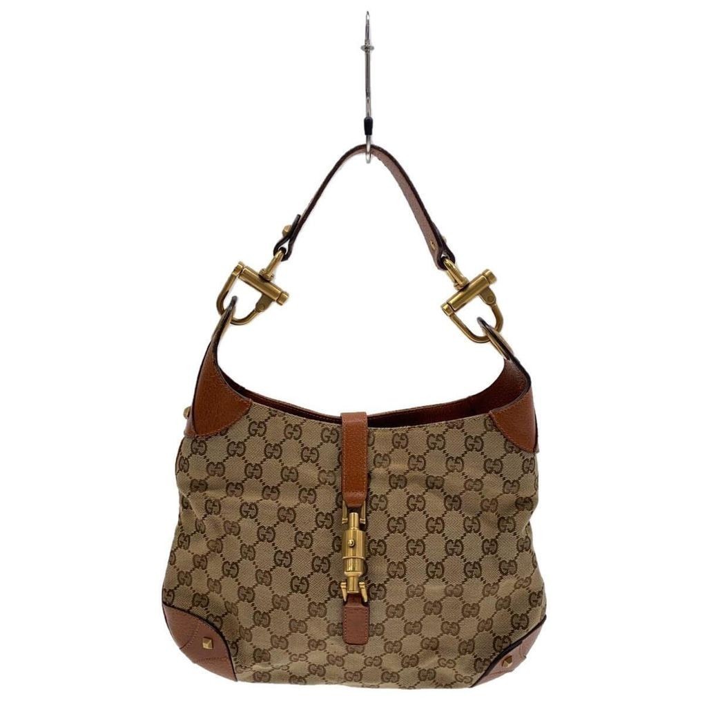 GUCCI Shoulder Bag Jackie GG Canvas Direct from Japan Secondhand