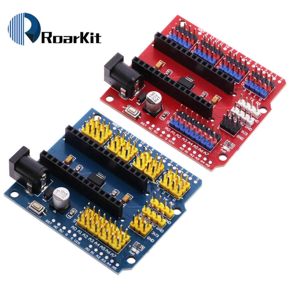 NANO I/O IO เซ็นเซอร์ขยายโล่โมดูลสําหรับ Arduino UNO R3 Nano V3.0 3.0 Controller ใช้งานร่วมกับ I2C P