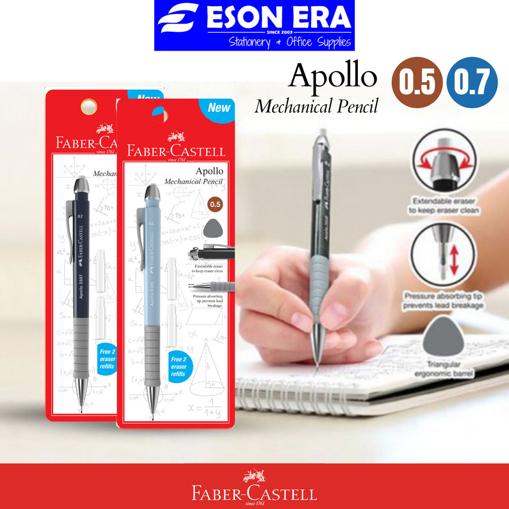 Faber-Castell ดินสอกด Apollo 0.5mm / 0.7mm