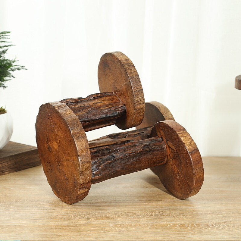 hot🔥การประกันคุณภาพ🔥 import 3 Tier Teak Shelf Indoor Plant Wood Corner Plant Rack 3 Tier Plant Ra