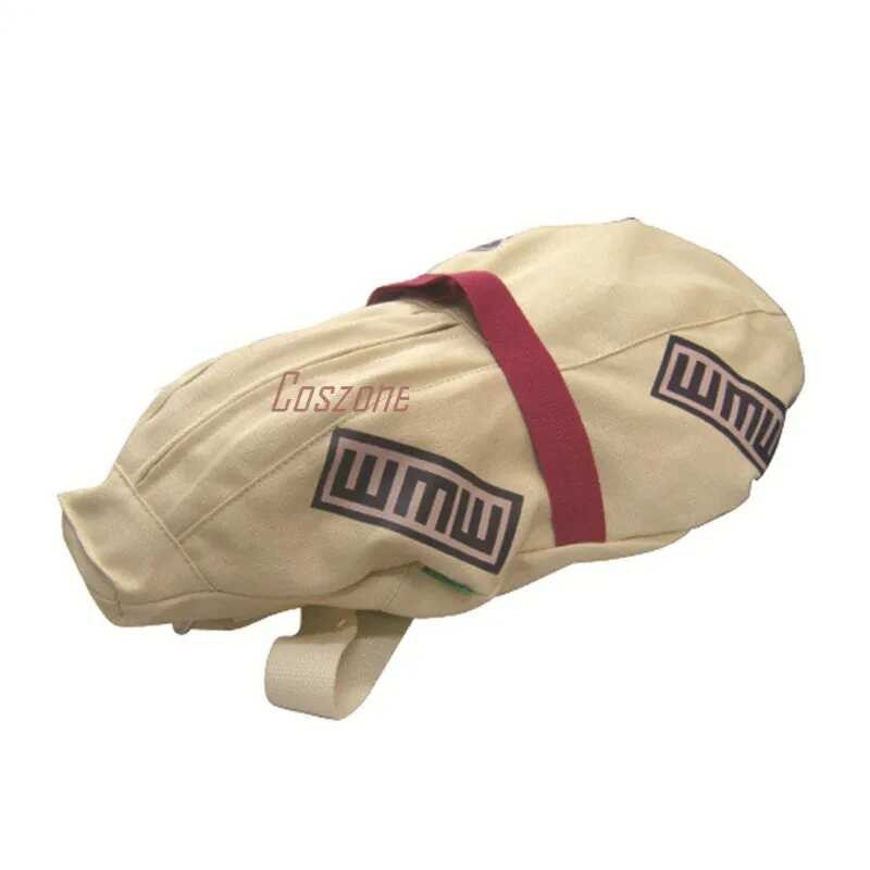 ❥ Gaara กระเป๋าทรงน้ำเต้าประดับคอสเพลย์กระเป๋า Pu, กร