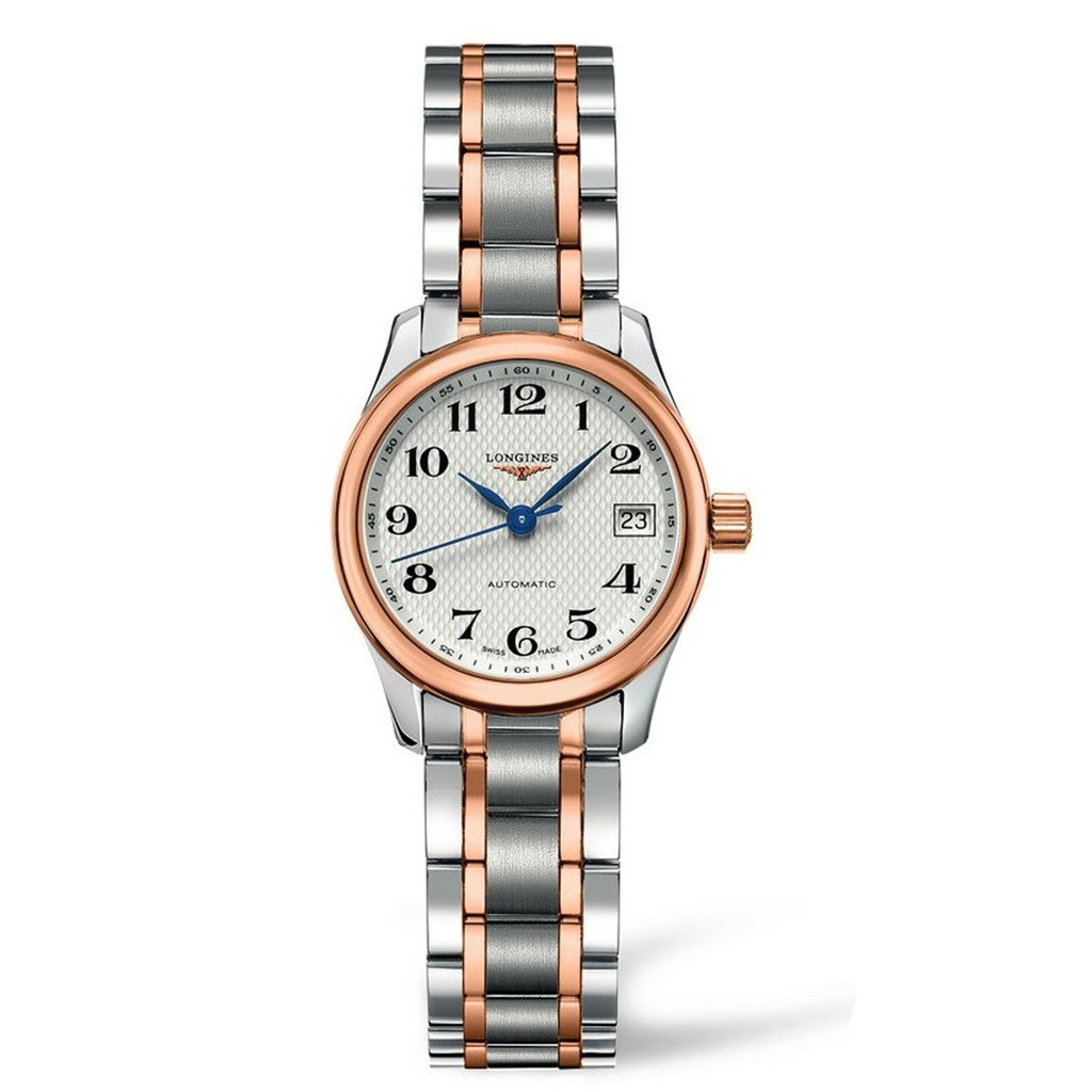 ชุดนาฬิกาหญิง Longiness Master Series L2.128.5.79.7 Gold นาฬิกากลไกอัตโนมัติหญิง