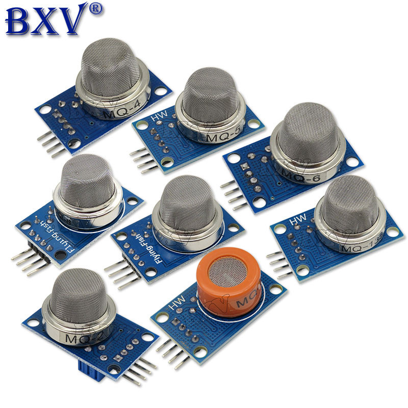 1PCS Ibuw MQ-2 MQ-3 MQ-4 MQ-5 MQ-6 MQ-7 MQ-8 MQ-9 MQ-135 การตรวจจับควัน Methane Liquefied Gas Sensor