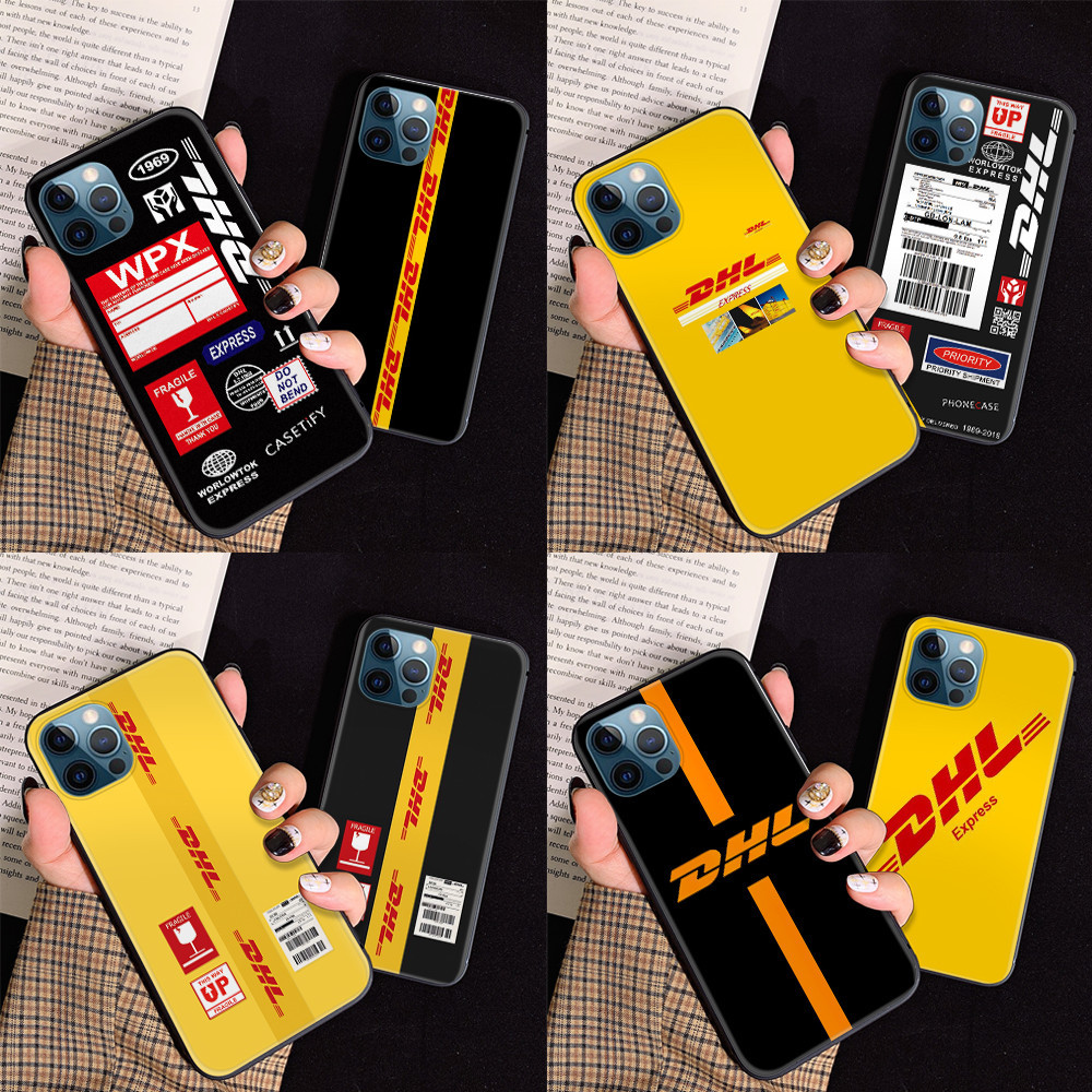 เคสโทรศัพท์มือถือ TPU แบบนิ่ม ลาย L62 DHL Express สําหรับ iPhone 11 Pro Max 7 8 Plus SE