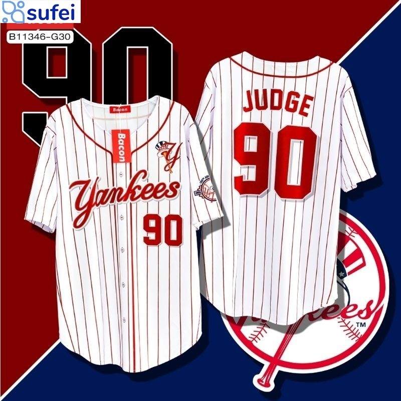 เสื้อยืด ลายเสื้อเบสบอล หมายเลข 90