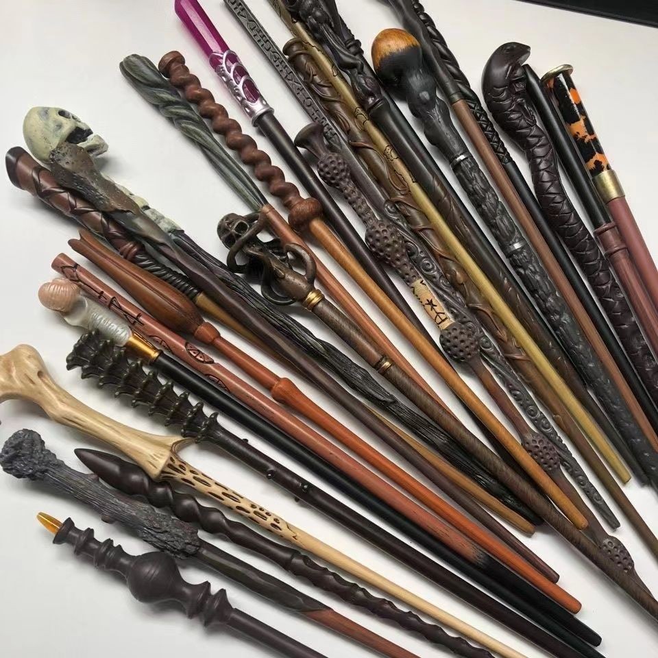 ไม้กายสิทธิ์ Harry Potter ไม้เท้า Harry Potter คอสเพลย์อุปกรณ์ต่อพ่วง Elder Wand Dumbledore Voldemo