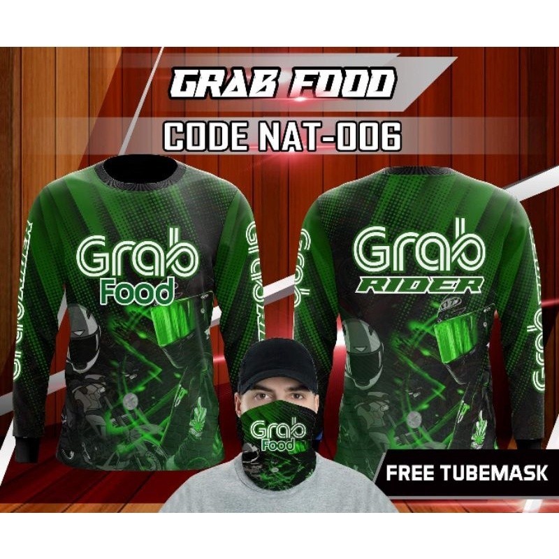 Grab เสื้อแขนยาว พร้อมหลอดหน้ากาก 3jxh sz9g