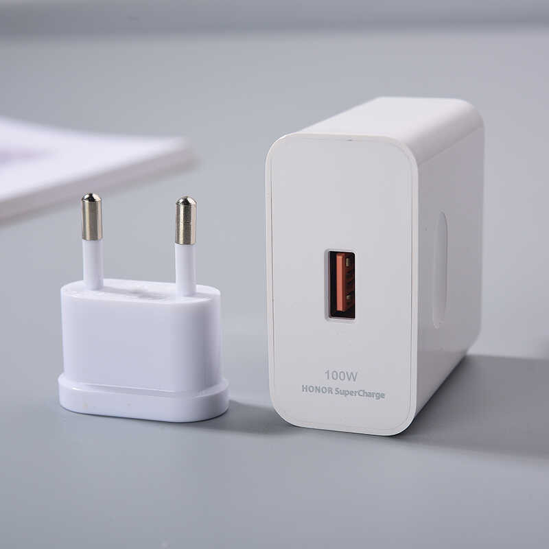 ❥ 100W Supercharge Charger สําหรับ Honor 100 90 80 Magic 6 5 Pro VS V40 V30 EU US Fast
