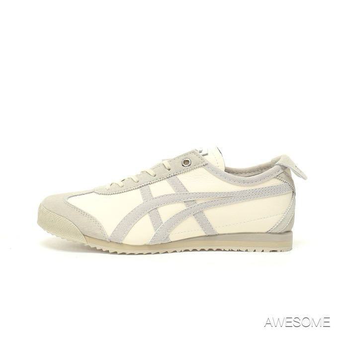 ♞,♘Onitsuka Tiger Mexico 66 SD รองเท้าวิ่งจ๊อกกิ้งหนังแท้ Vintage Classic Tiger Claw 1183C015-101 j