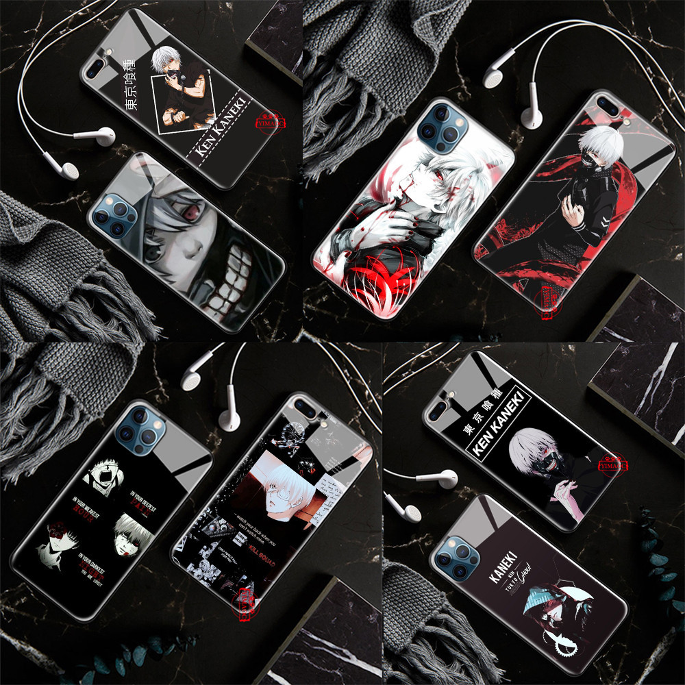 เคสโทรศัพท์มือถือกระจกนิรภัย ลายการ์ตูนอนิเมะ Tokyo ghoul L282 สําหรับ iPhone X XS XR 11 Pro Max