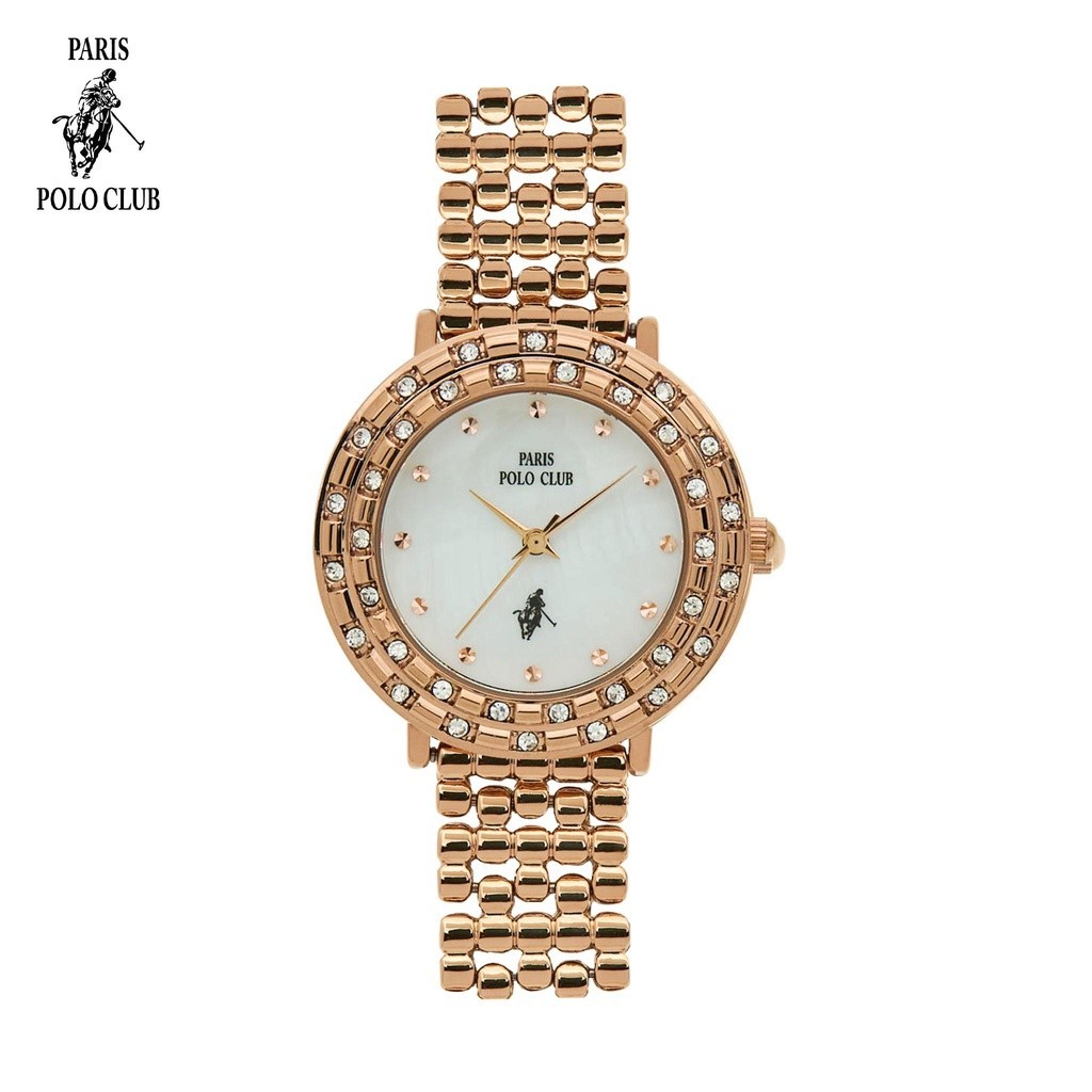♞,♘Paris Polo Club นาฬิกาข้อมือผู้หญิงParis Polo PPC-230709นาฬิกาปารีสโปโลสุดหรูประกันศูนย์ไทย1ปี
