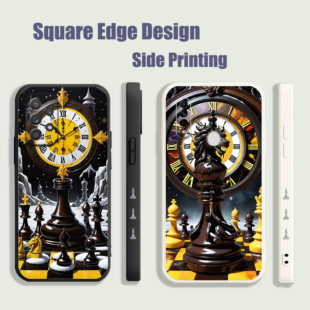 ปลอกสําหรับ Vivo Y15A Y15S Y11S Y1S Y11 Y81 Y81S Y81i King International Chess Art Design Aesthetic 