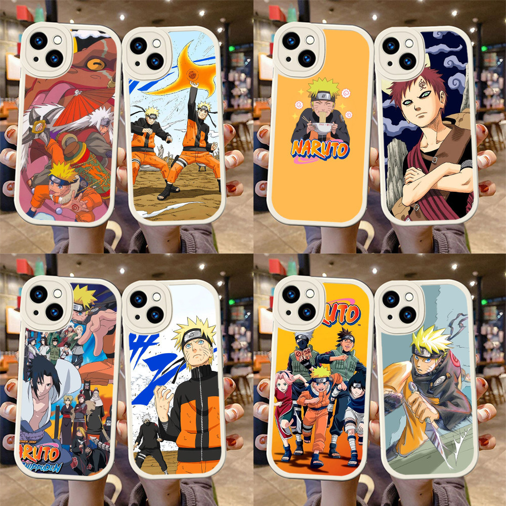เคสโทรศัพท์มือถือนิ่ม ลายการ์ตูนนารูโตะ Sasuke Funda สําหรับ iPhone 12 13 14 Pro Max L287
