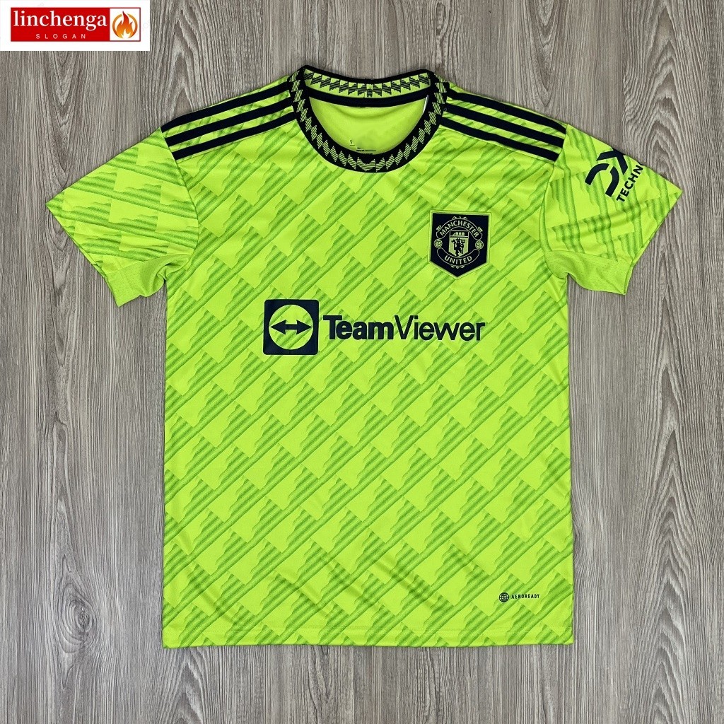 เสื้อฟุตบอล ManU แมนยู สีเขียว เยือนชุดที่3 ปี2022/2023 คุณภาพสูง เกรดแฟนบอล AAA