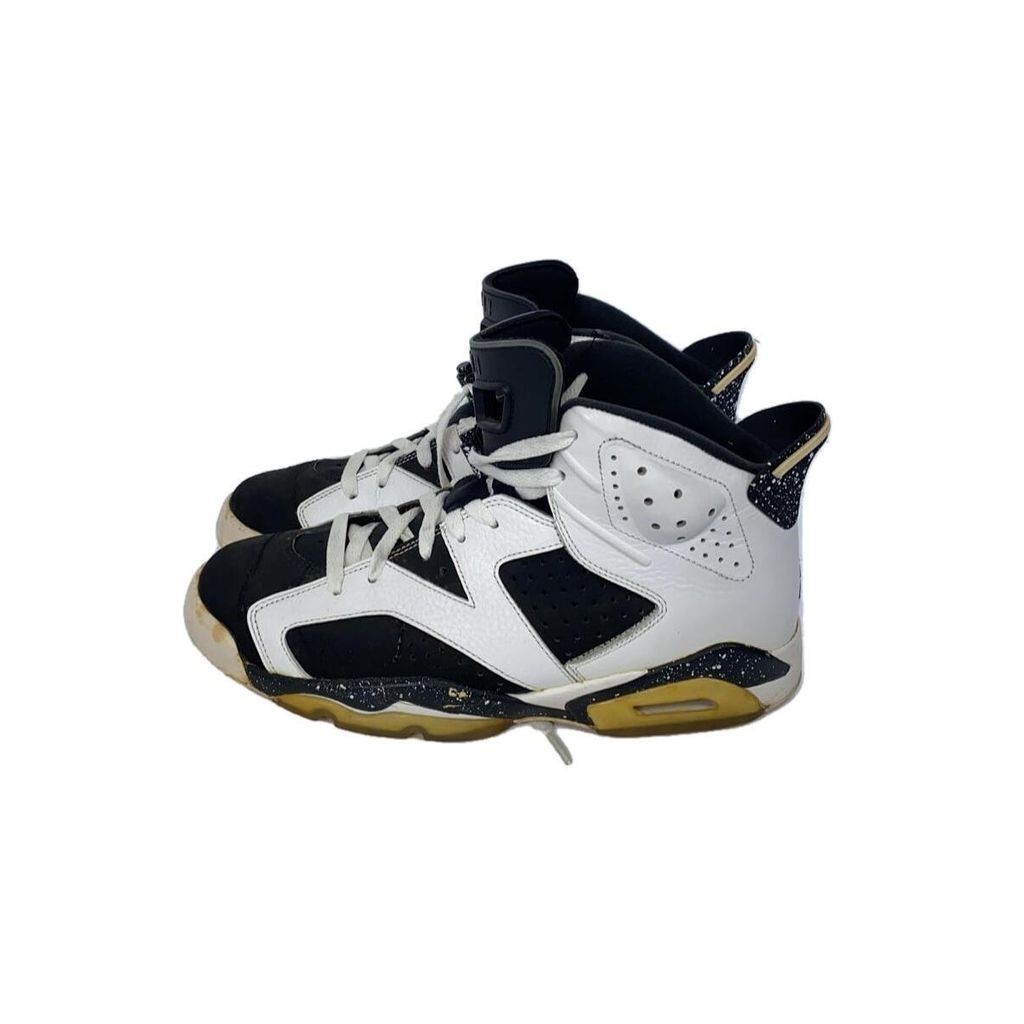 Nike Air Jordan 6 10 2 4 38 รองเท้าผ้าใบลําลอง ข้อสูง สีขาว มือสอง
