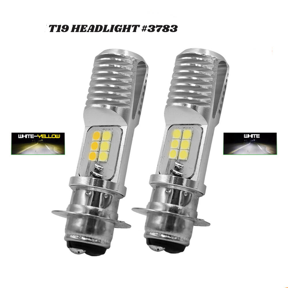 T19 หลอดไฟหน้ารถจักรยานยนต์ Led H6 P15D H6W 8-80V 6000K
