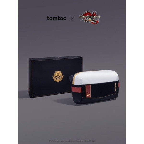 tomtoc x Monster Hunter joint "Kingdom Knight" Messenger Bag Men's shoulder bag iPad mini6/iPad pro