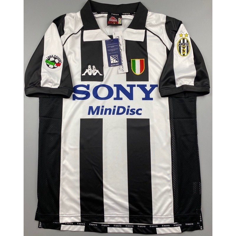 1997 เสื้อยืดแขนสั้นลําลอง ทรงหลวม ลาย Juventus ZIDANE DEL PIERO Armgalcho สไตล์เรโทร 1997-98