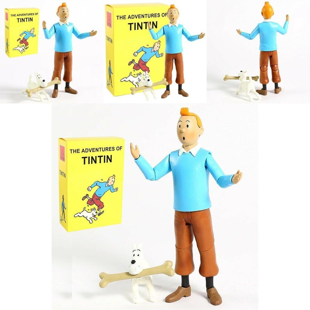 ฟิกเกอร์ The Adventures Of Tintin Tintin And Milou ของเล่นสะสม สําหรับเด็ก