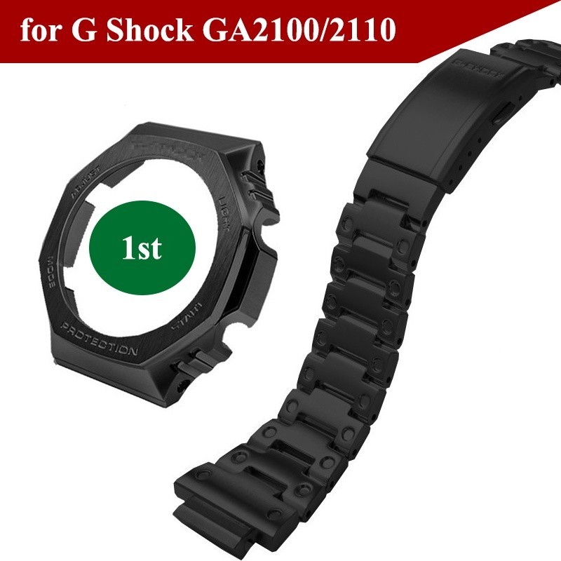 สายนาฬิกาข้อมือ และเคส สําหรับ Casio G Shock GA-2100 GA-2110