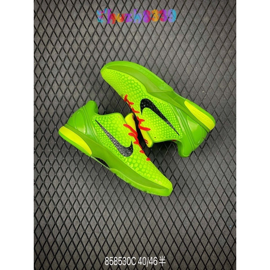 [Company Level] Kobe 6 Protro Kobe 6th Generation zk6 รองเท้ากีฬา รองเท้าบาสเก็ตบอลลําลอง สีเขียว สํ