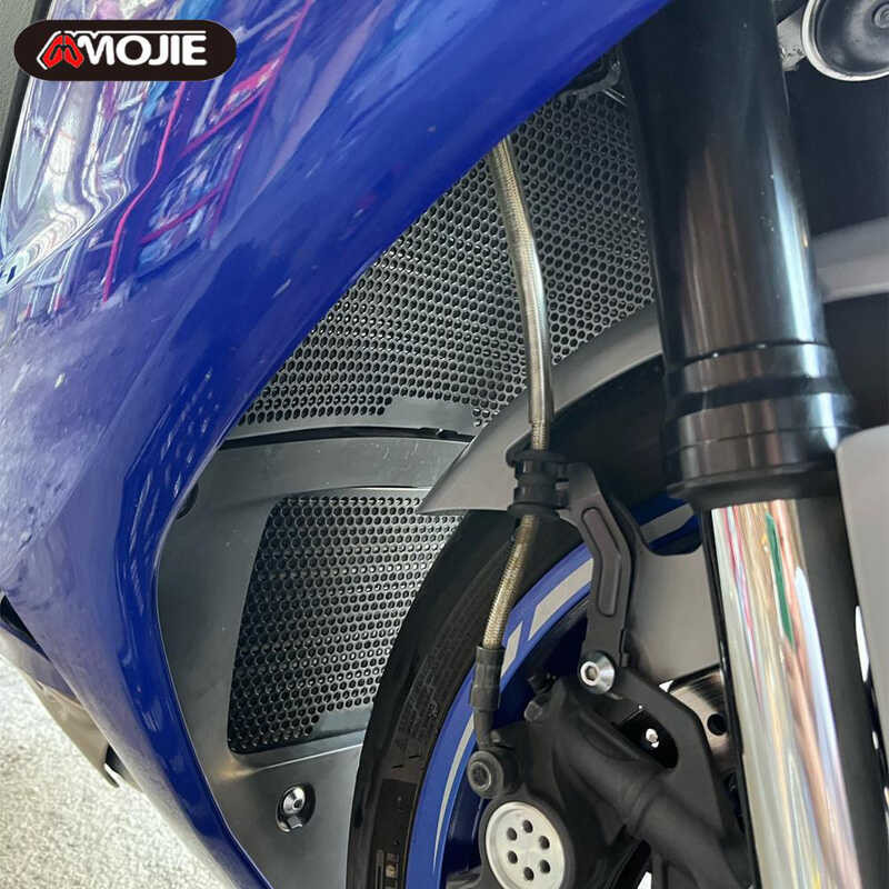 ❥ สําหรับ Yamaha Yzf-R1 Yzf-R1m Yzfr1 Yzfr1m Yzfr1s YZF R1/R1m/R1s หม้อน้ํา Gri
