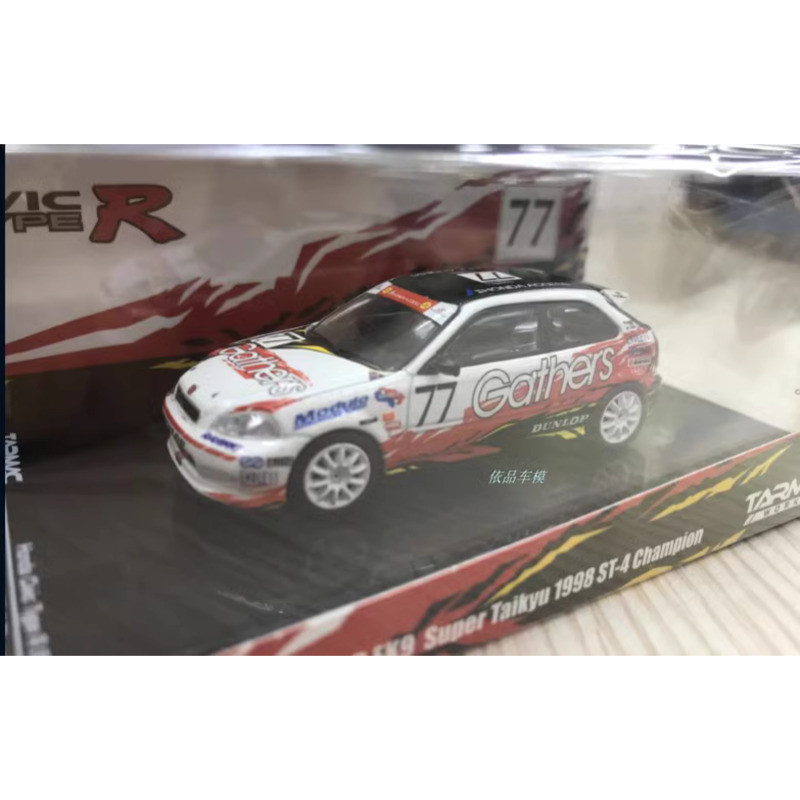 Vivi ของเล่น Tar works 1:64 本田 TYPE R EK9 77# 汽车 250218