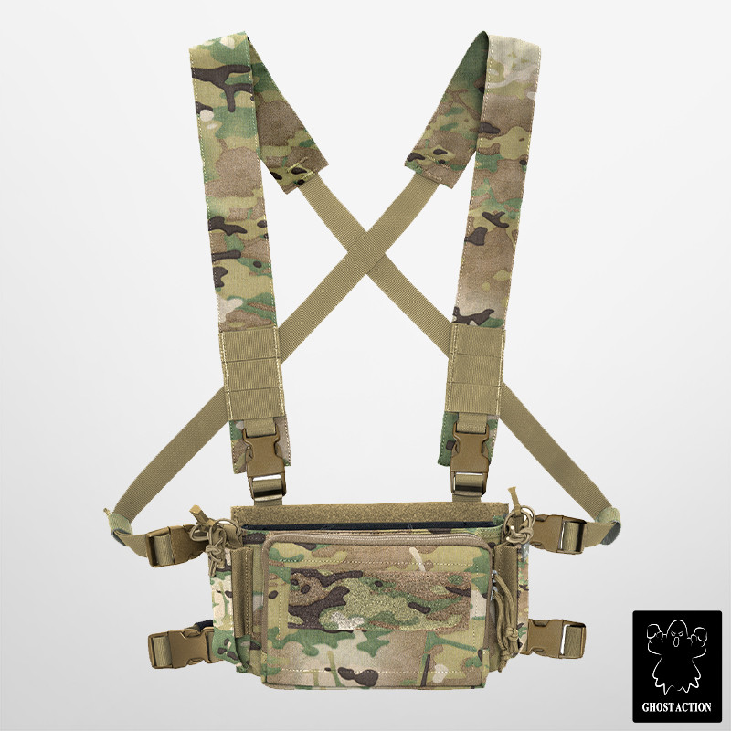 Ghost Action Tactical D3CRM 2.0 Chest Rig HSP สไตล์ MK3 MK4 น้ําหนักเบา Multi-function 6304