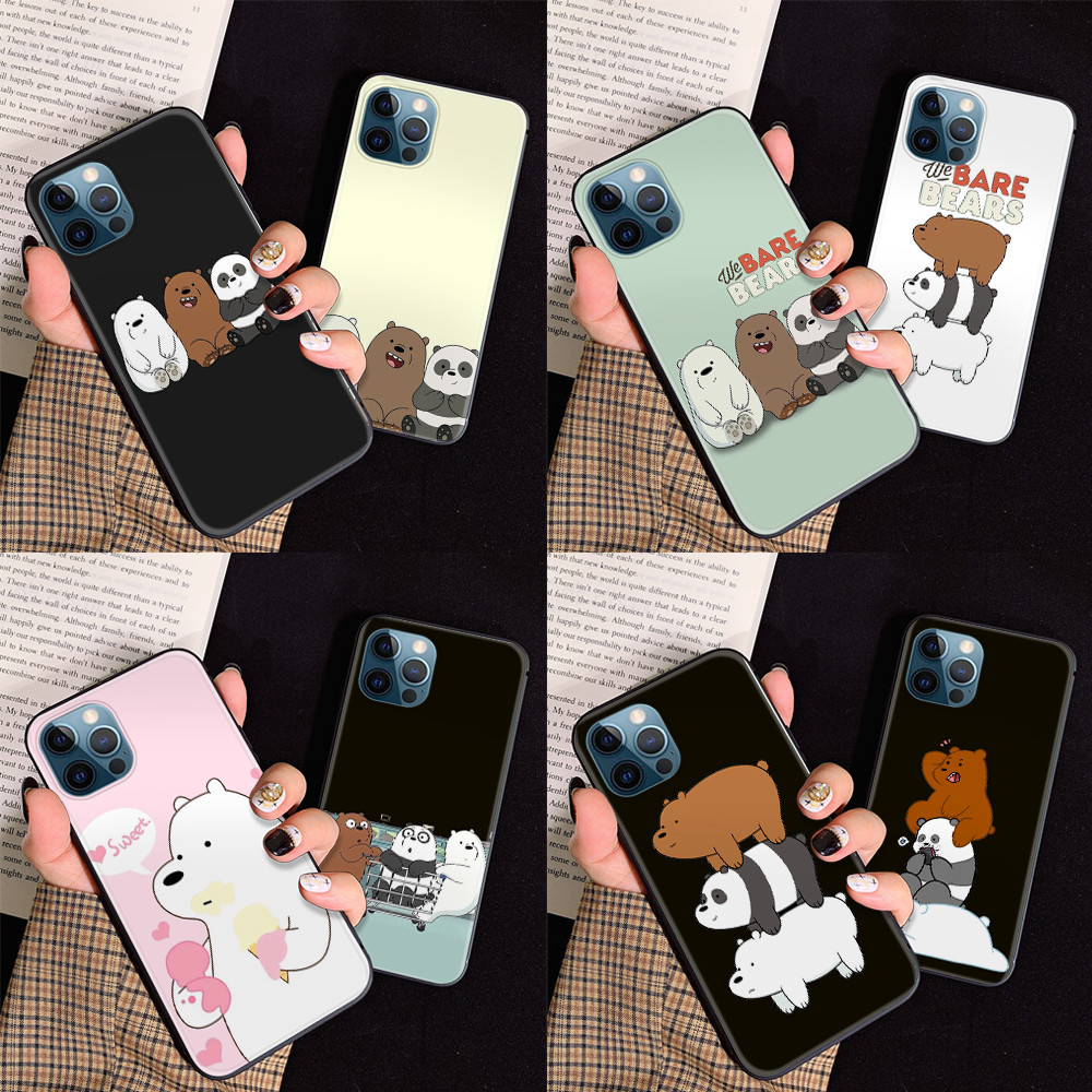 เคสโทรศัพท์มือถือแบบนิ่ม TPU ลายการ์ตูนหมี we bear bears L27 สําหรับ iPhone 14 Plus 15 Pro Max