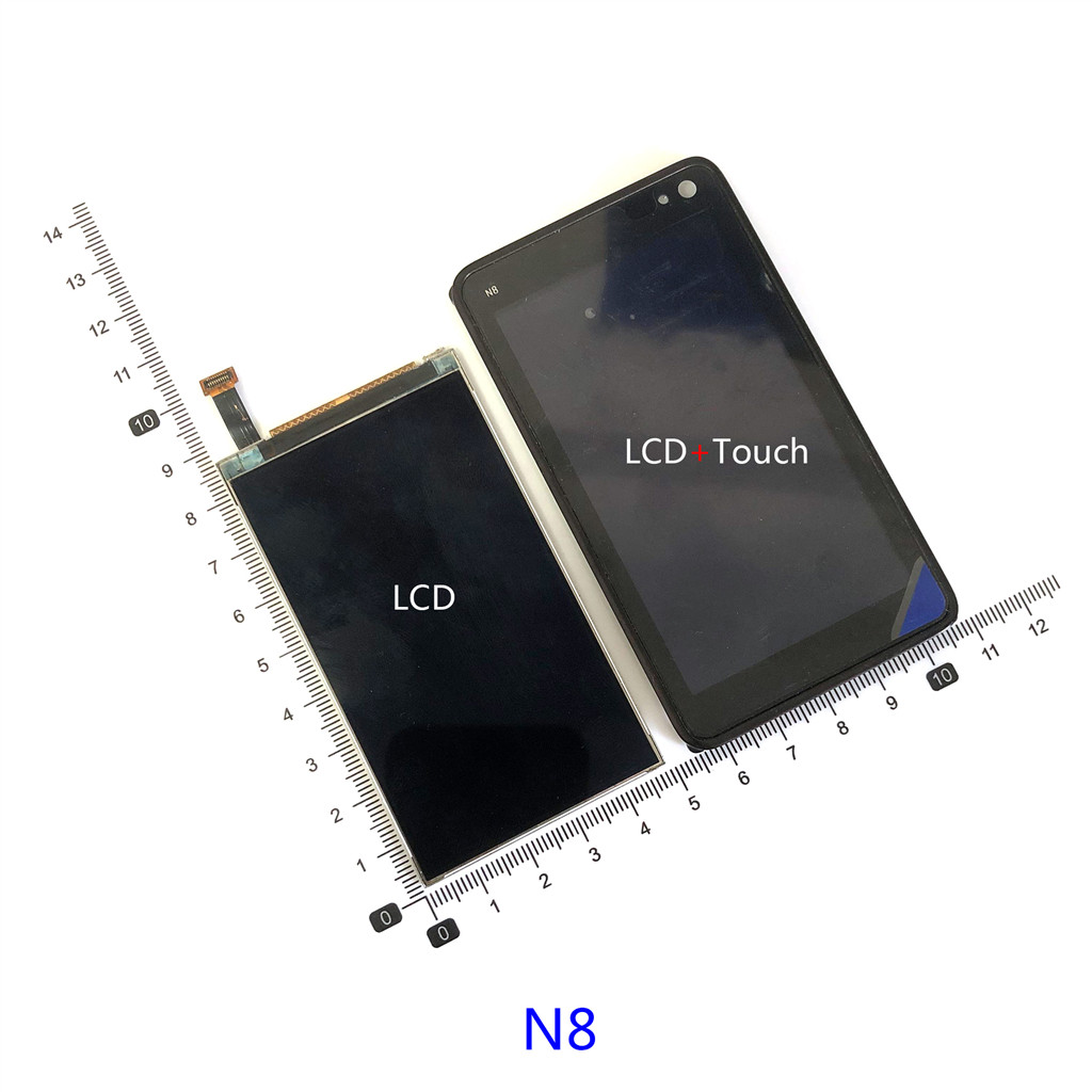 อะไหล่หน้าจอสัมผัส LCD E7 E7-00 N8 สําหรับโทรศัพท์มือถือ Nokia N8 X7 X7-00