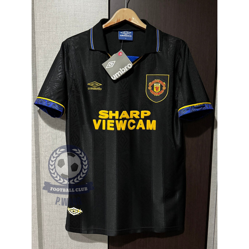 Retro เสื้อฟุตบอลย้อนยุค แมนยู 1992/1993 อัดชื่อนักเตะ Cantona#7