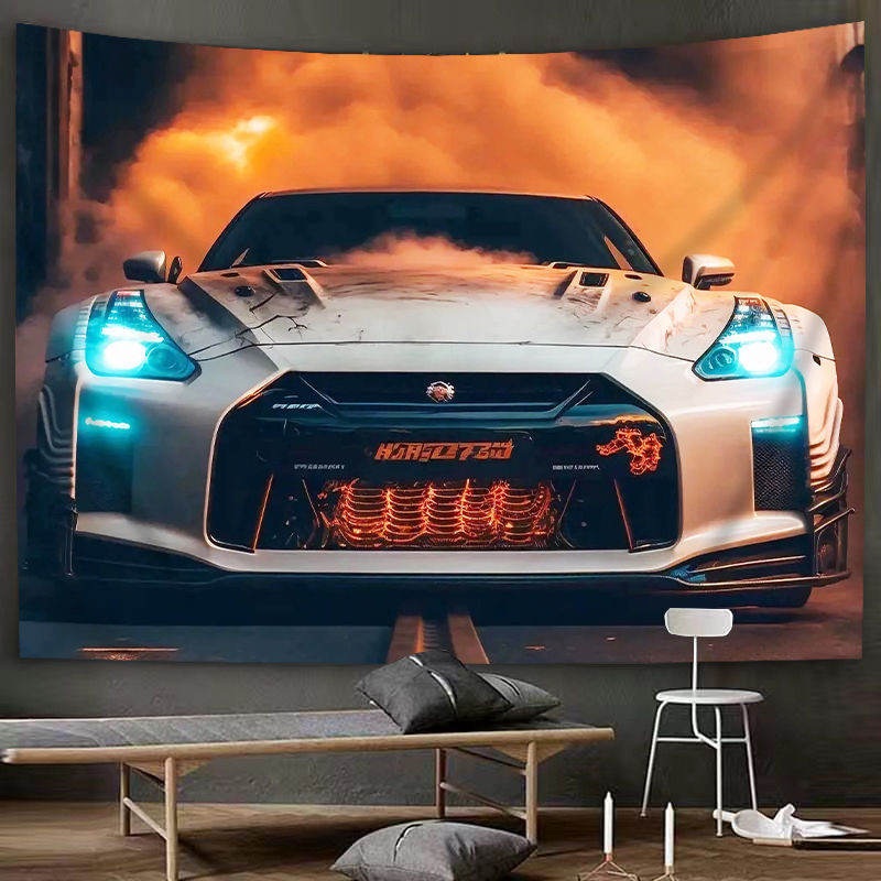 1พระเจ้าของสงครามgtrแนวโน้มพื้นหลังผ้าหมัดฟรีแขวนผ้าหอพักข้างเตียงตกแต่งผนังผ้าผนังเค้าโครงโปสเตอร์1 - รูปที่ 4