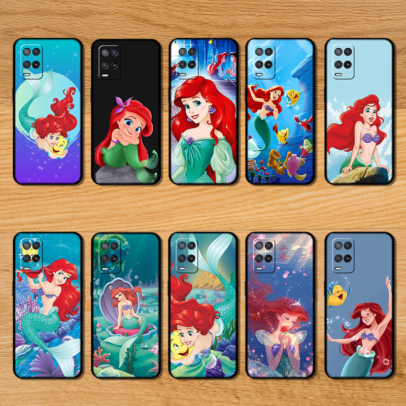 เคสสําหรับRealme 7 8 Pro 8S 8i RB96 เจ้าหญิงแอเรียลโทรศัพท์มือถือเคสป้องกันเคสนิ่ม