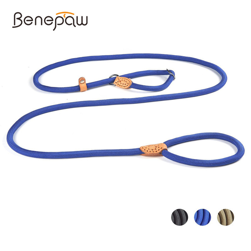Benepaw สายจูงสุนัข ไนล่อน กันลื่น ทนทาน กันสําลัก แข็งแรง ทนทาน สําหรับสุนัขขนาดเล็ก กลาง ใหญ่