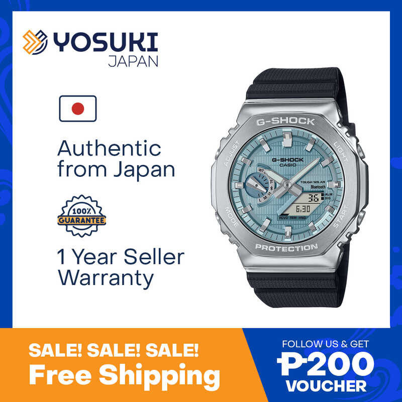 COD G-SHOCK GBM-2100A-1A2JF GBM-2100A-1A2 GBM-2100 NEW24 Blue Wrist Watch For Men from YOSUKI Japan