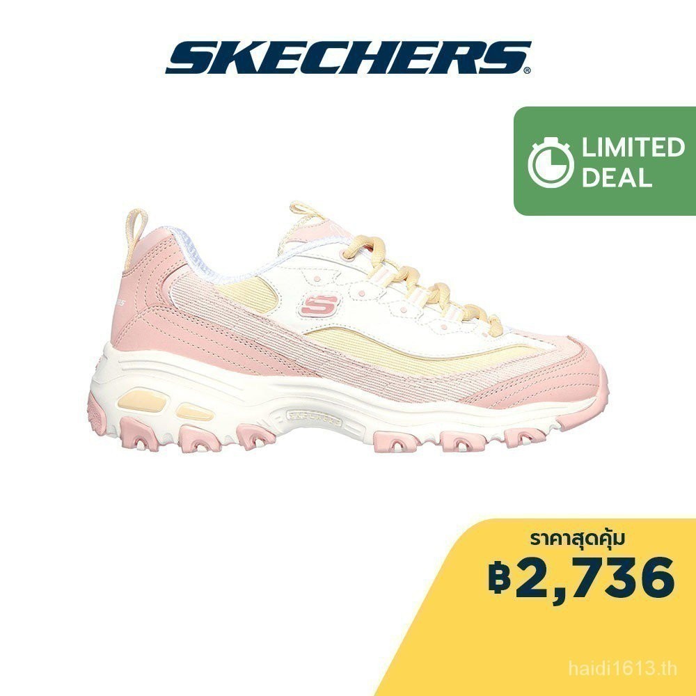 Skechers รองเท้ากีฬา รองเท้าสเก็ต สําหรับผู้หญิง D'Lites 1.0149906-pkyl Xaeu