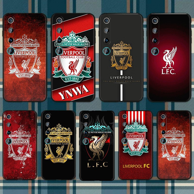 เคสโทรศัพท์มือถือ TPU ลาย Liverpool FC สีดํา สําหรับ Xiaomi Mi 8 Lite Mi 9 Mi F1 Mi A1 5X Mi A2 6X Mi A2 Lite