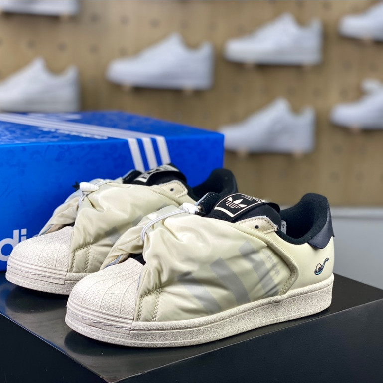 Adidas Originals Superstar Cloud White Off White Core Black Casual Sports Shoes For Men Women ID947