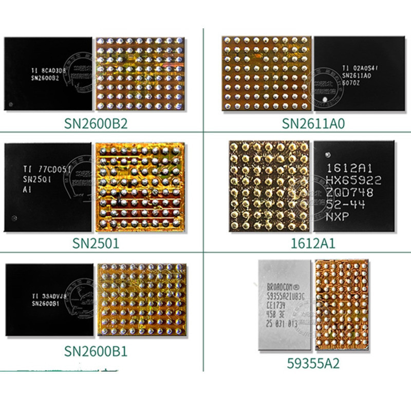 ชิปวงจรรวม ที่ชาร์จ สําหรับ SN2501 SN2600B1 SN2600B2 BCM59355 SN2611A0 SN2400AB0 Tigris 68827 68815 