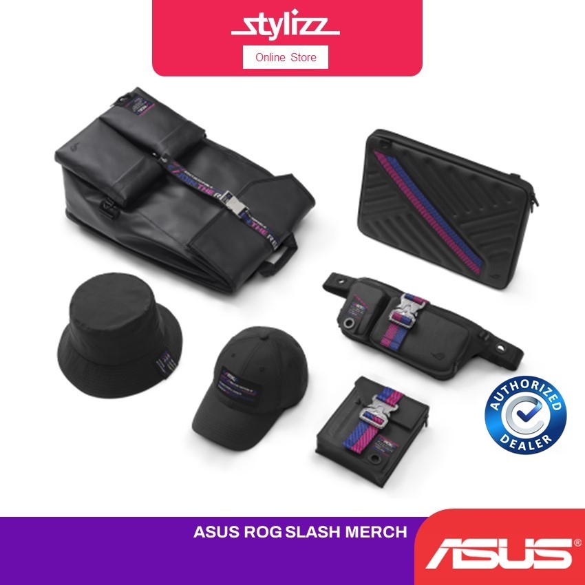 Asus ROG MERCH - ROG SLASH CROSSBODY / SLING / HIP BAG, แล็ปท็อปเคสป้องกัน, ASUS MERCH