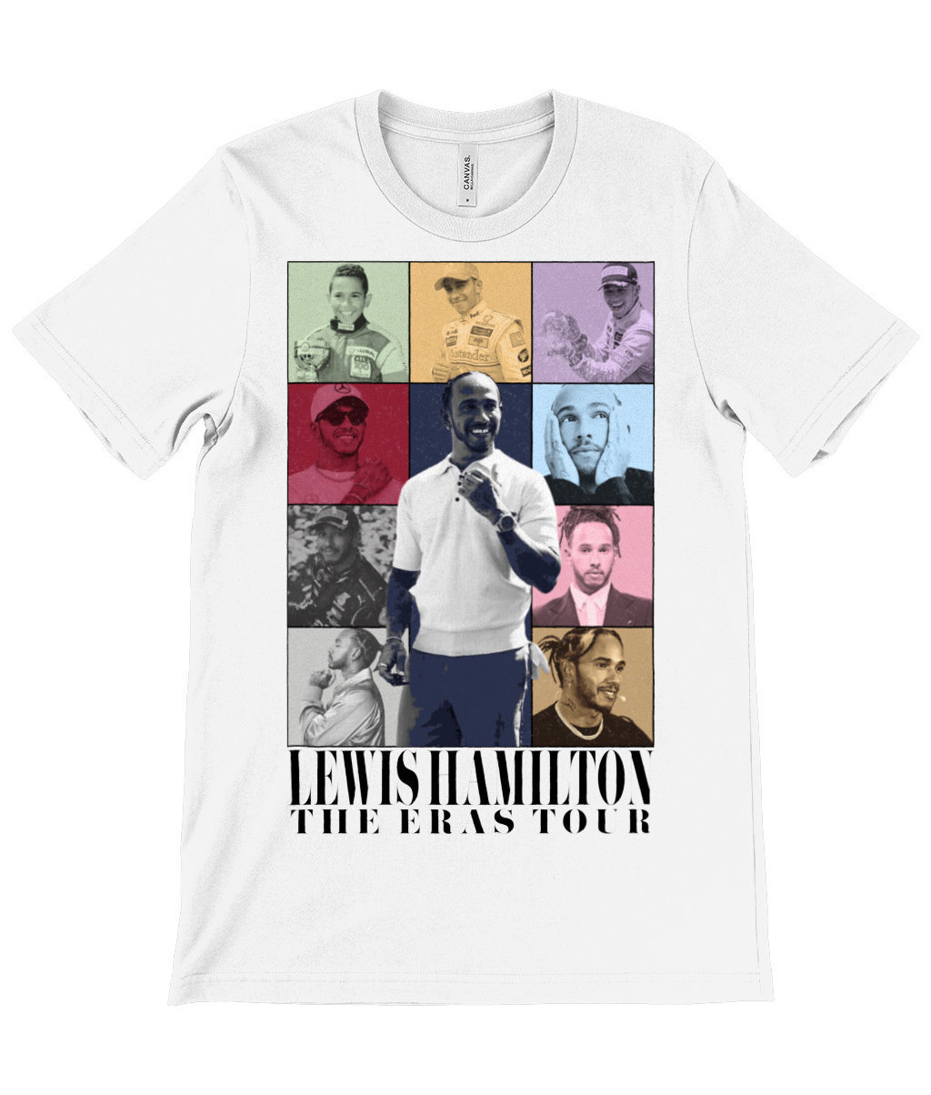 เสื้อยืด พิมพ์ลาย Lewis Hamilton Eras Tour Inspired สําหรับผู้ชาย