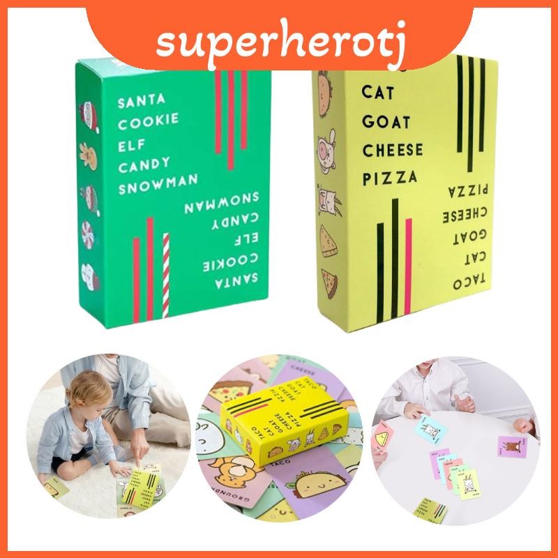 Goat Taco Cat Cheese Pizza Card Game เกมที่ต้องมีสําหรับคนรัก