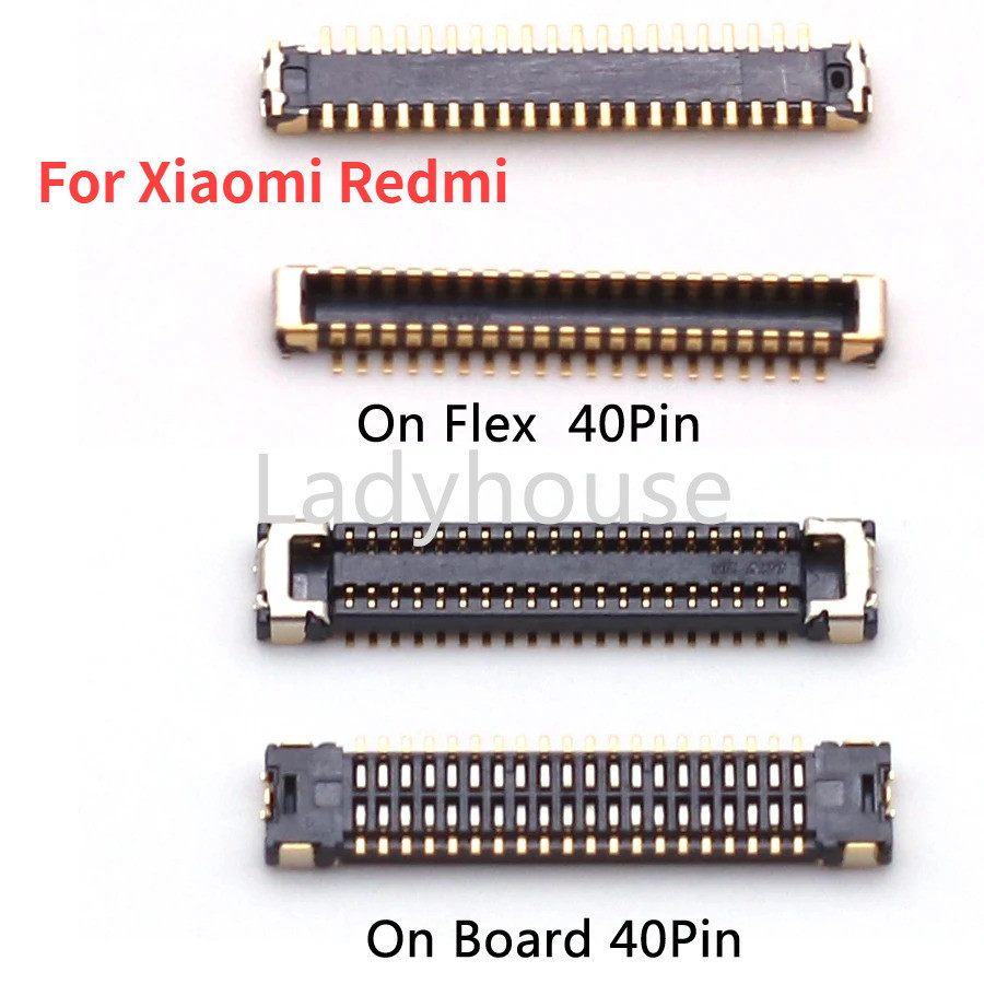 1-10Pcs 40pin USB ชาร์จ FPC Connector สําหรับ Xiaomi Redmi 8 8A 9 หมายเหตุ 9S/9/9Pro/Note9 Pro 4G/No