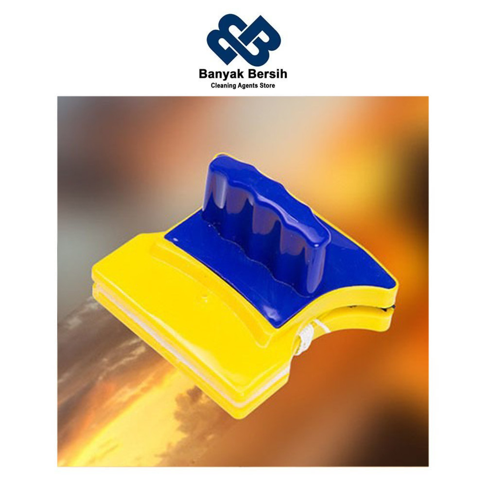 BANYAK BERSIH เครื่องทําความสะอาดในครัวเรือน Magnetic Window Cleaner น้ํายาทําความสะอาดกระจกสองด้านแ