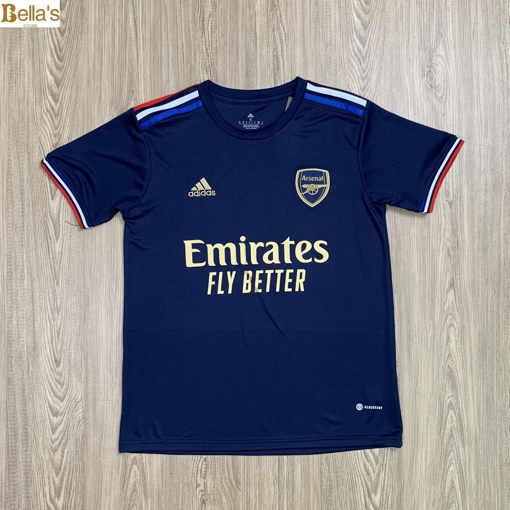 【เบลล่า】เสื้อบอล เสื้อผู้ใหญ่ Arsenal 2024 เนื้อผ้าโพลีเอสเตอร์แท้ เกรดแฟนบอล AAA